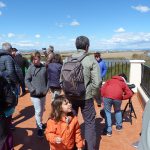 Asistentes en terraza de la Albufera en la actividad de Ambientalys