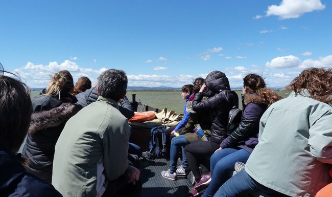 Participantes actividad familiar en la Albufera - Ambientalys